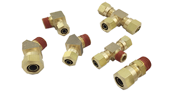 D.O.T. Air Brake Compression Fittings For Nylon Tubing
